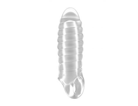 Gruba transparentna przedłużka na penisa Sono 15 cm