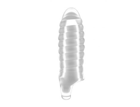 Gruba transparentna przedłużka na penisa Sono 15 cm - 2