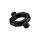 Pierścień erekcyjny Gummy Ring ShotsToys TPE duży czarny