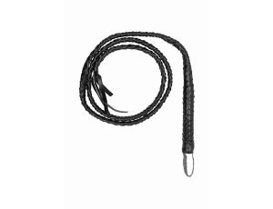 Bicz pleciony Ouch Twisted Whip czarny