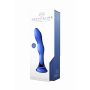 Dildo szklane Gallant Chrystalino niebieskie 18 cm - 5