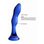 Dildo szklane Gallant Chrystalino niebieskie 18 cm - 11