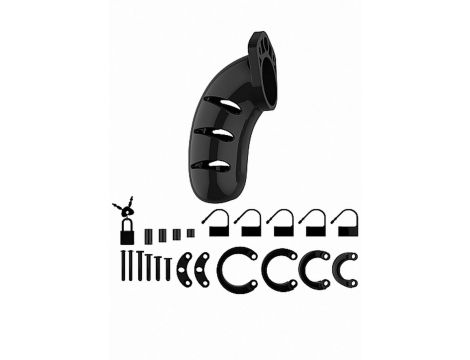 Pas cnoty ManCage Model 03 czarny 11 cm - 3