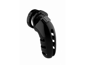 Pas cnoty regulowany ManCage 06 czarny 14 cm