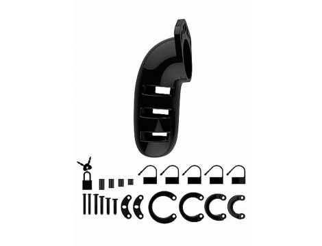 Pas cnoty regulowany ManCage 06 czarny 14 cm - 3