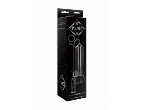 Pompka do penisa Pumped Deluxe Beginner czarny 23 cm - 2