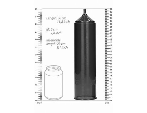 Pompka do penisa Pumped Deluxe Beginner czarny 23 cm - 4