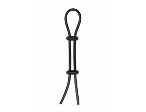 Pierścień erekcyjny regulowany Double Stretch Booster ShotsToys czarny