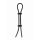 Pierścień erekcyjny regulowany Double Stretch Booster ShotsToys czarny