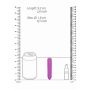 Jednobiegowy wibrator bullet Be Good Tonight fioletowy 9 cm - 4