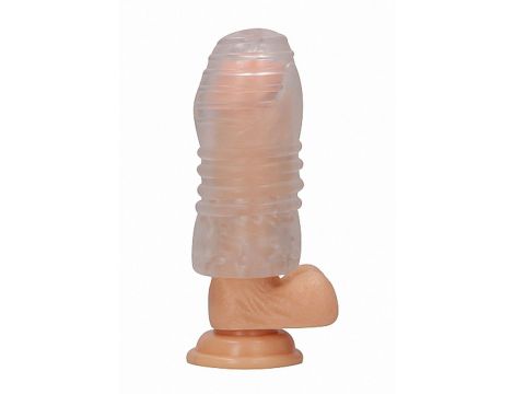 Masturbator Sono 68 przezroczysty 15 cm TPE - 3