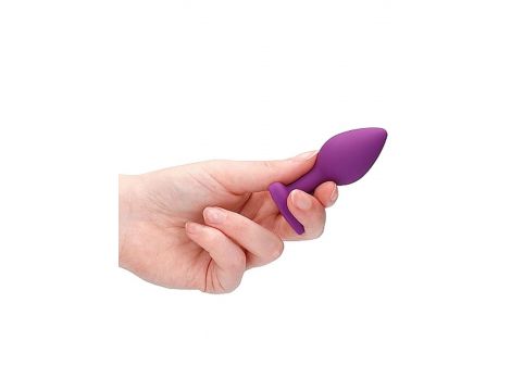 Korek analny Diamond Heart Ouch! fioletowy - 10