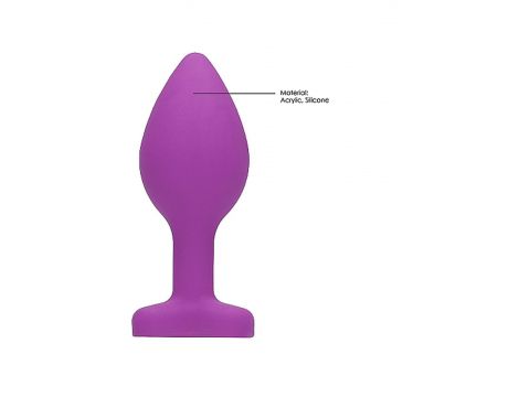 Korek analny Diamond Heart Ouch! fioletowy - 11