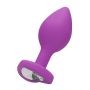 Korek analny Diamond Heart Ouch! fioletowy - 2