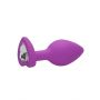 Korek analny Diamond Heart Ouch! fioletowy - 7