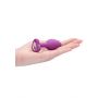 Korek analny Diamond Heart Ouch! fioletowy - 10