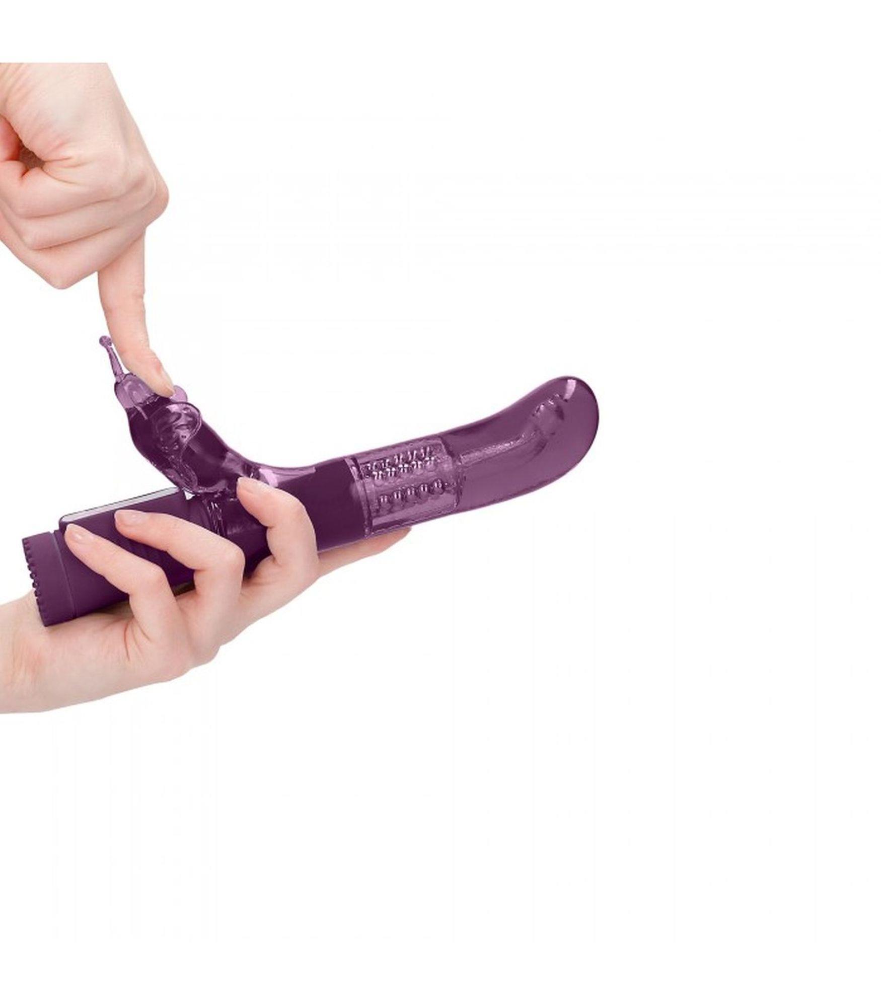 rotating butterfly - purple