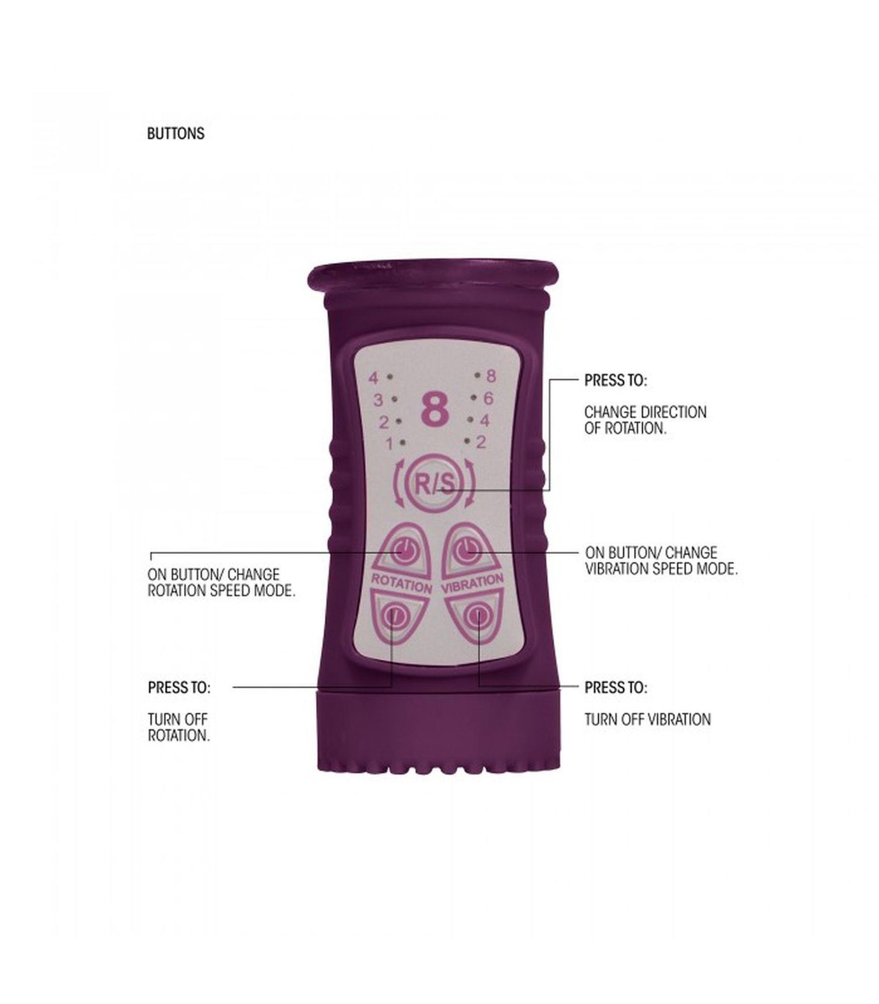 rotating butterfly - purple