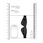 Maska na oczy luksusowa Ouch! czarna 19,5 cm - 5