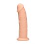 Dildo silikonowe RealRock bez jąder 22,8 cm cieliste - 4
