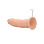 Dildo silikonowe RealRock bez jąder 22,8 cm cieliste - 7
