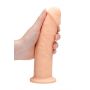Dildo silikonowe RealRock bez jąder 22,8 cm cieliste - 10
