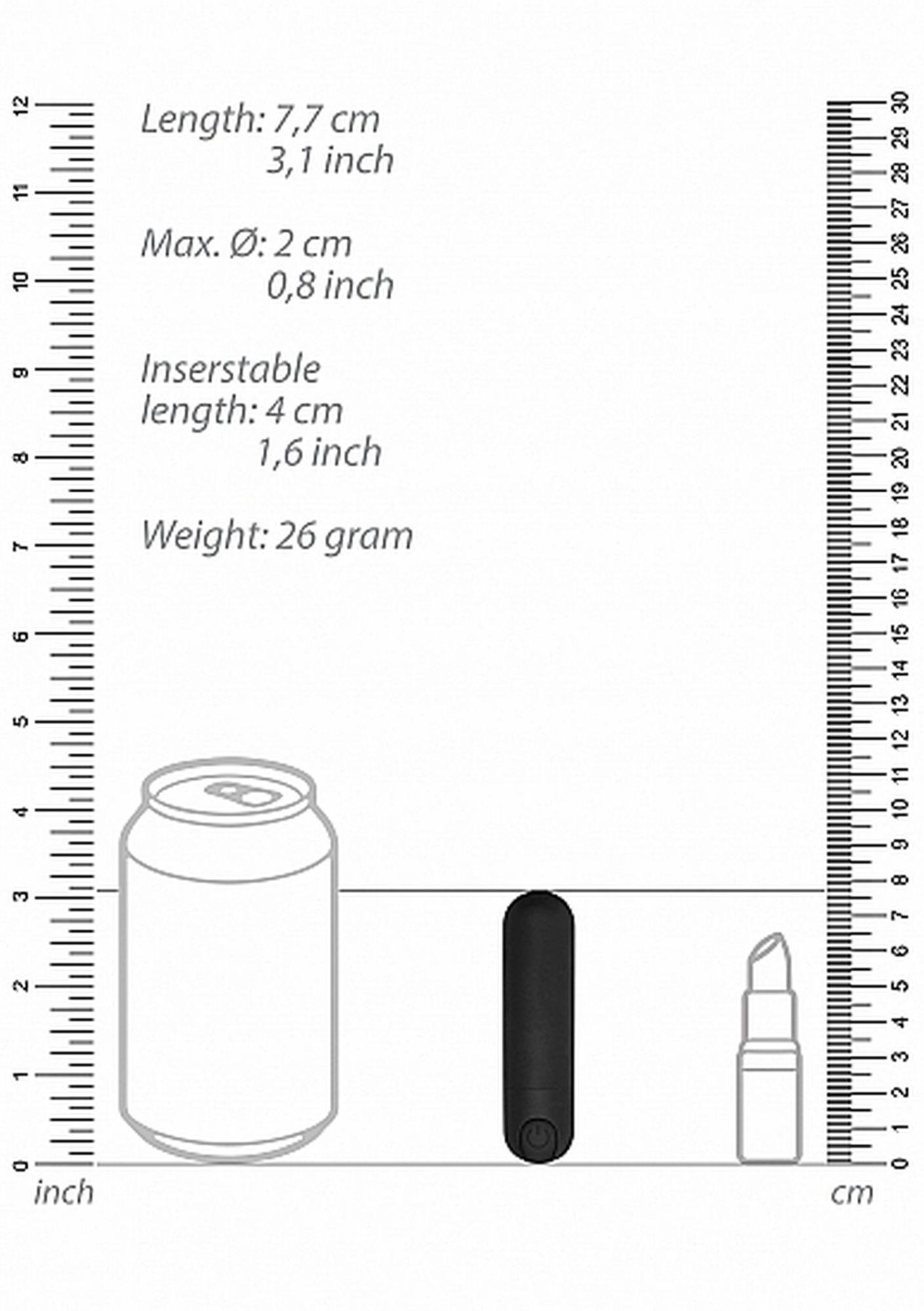 mini wibrator mały masażer łechtaczki 10trybów 7cm