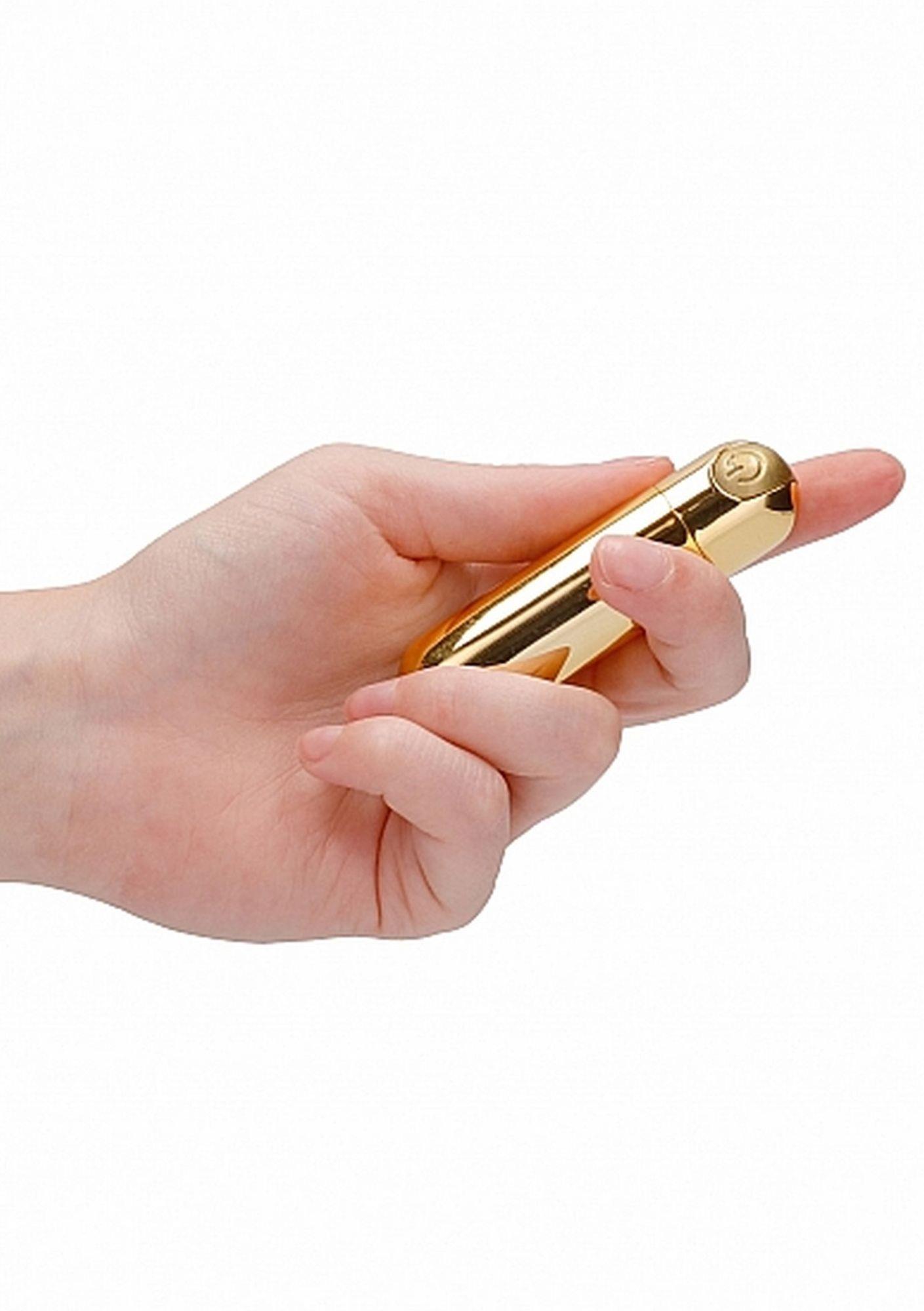 10 speed rechargeable bullet - gold