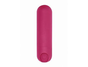 Mini wibrator pociskowy Be Good Tonight różowy USB 10 trybów