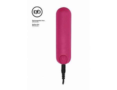 Mini wibrator pociskowy Be Good Tonight różowy USB 10 trybów - 7