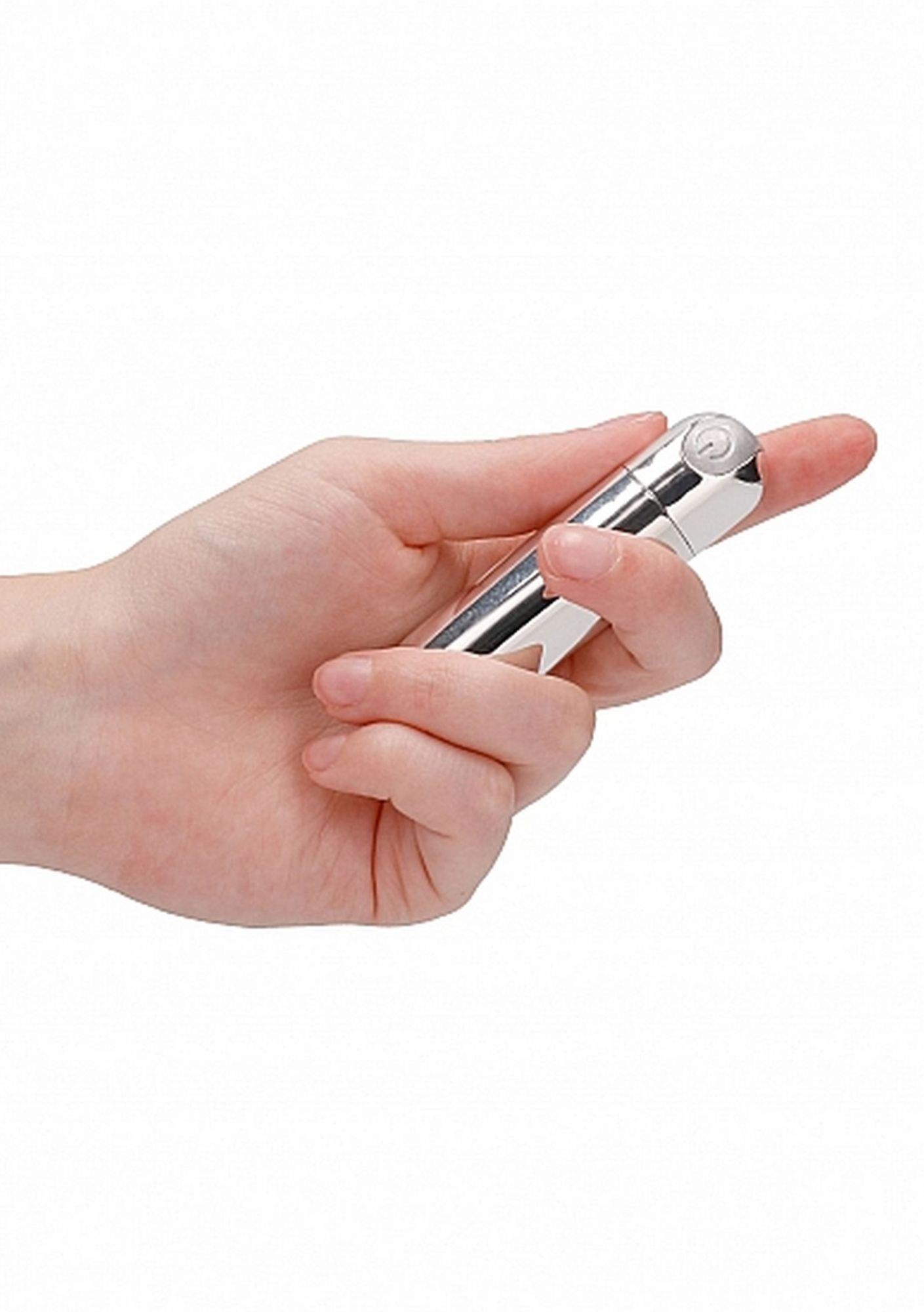 10 speed rechargeable bullet - silver