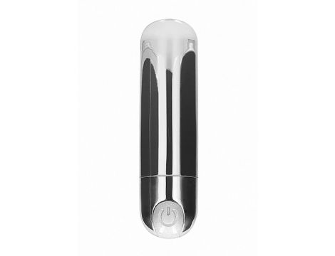Mini wibrator pociskowy 10 prędkości USB srebrny Be Good Tonight