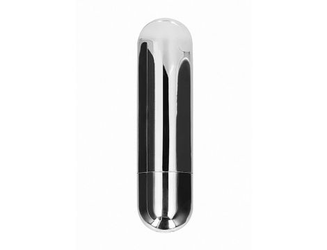 Mini wibrator pociskowy 10 prędkości USB srebrny Be Good Tonight - 4
