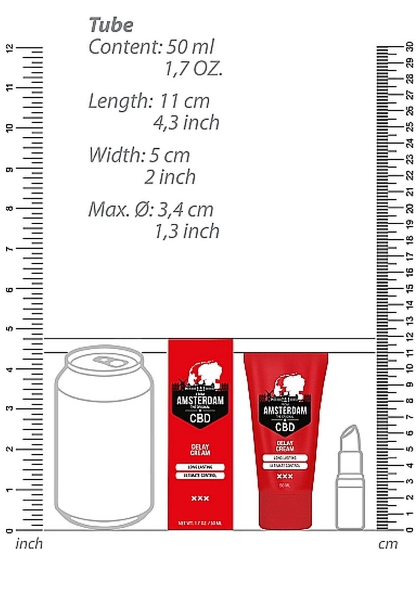 original cbd from amsterdam - delay cream - 50 ml