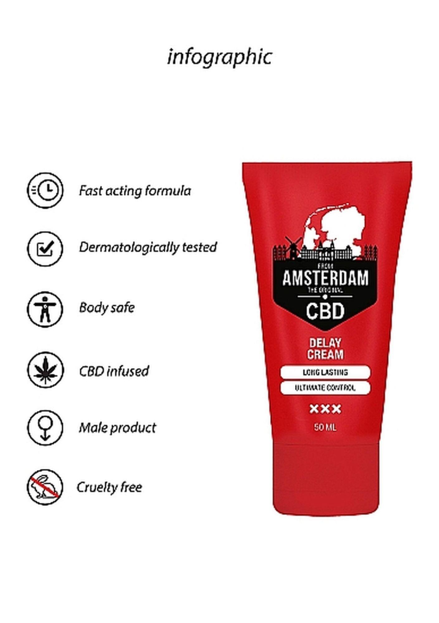 original cbd from amsterdam - delay cream - 50 ml