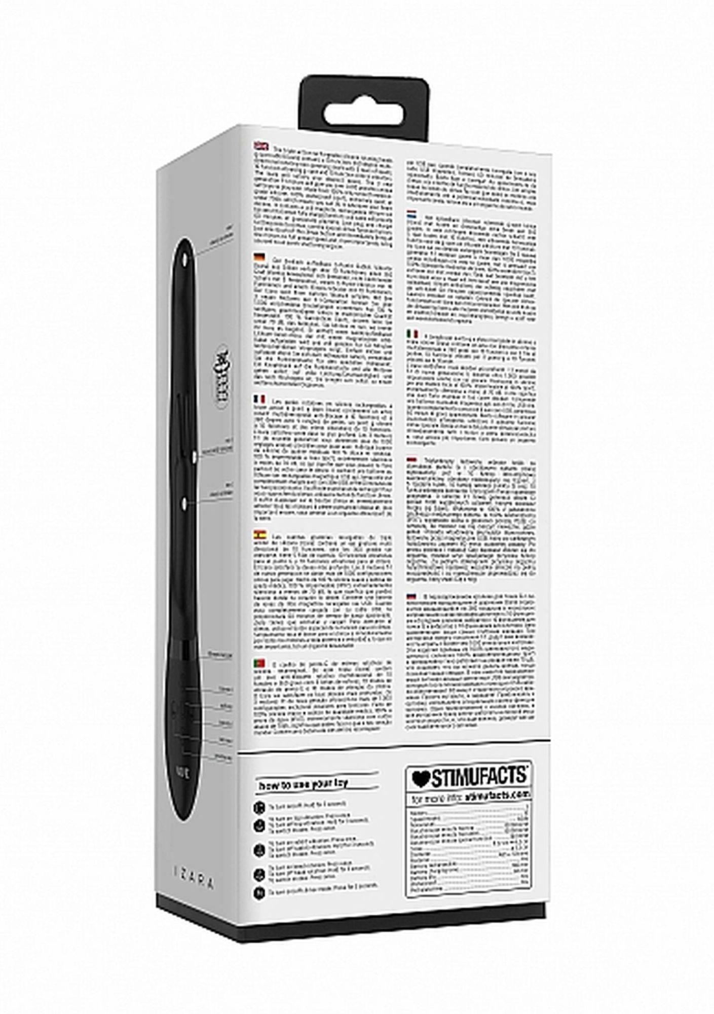 izara - rotating beads rabbit - black