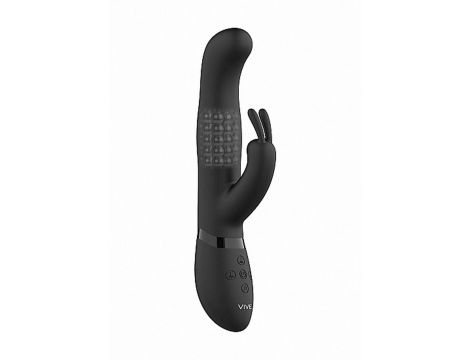 Wibrator króliczek Vive Izara z obrotowymi kulkami czarny USB - 6