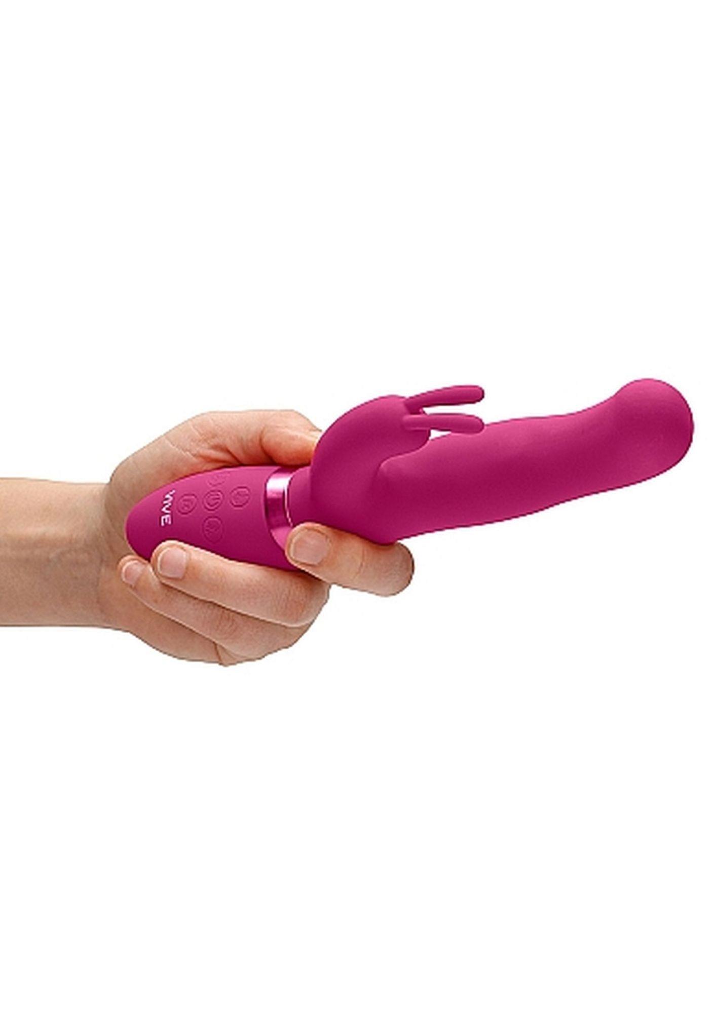 izara - rotating beads rabbit - pink