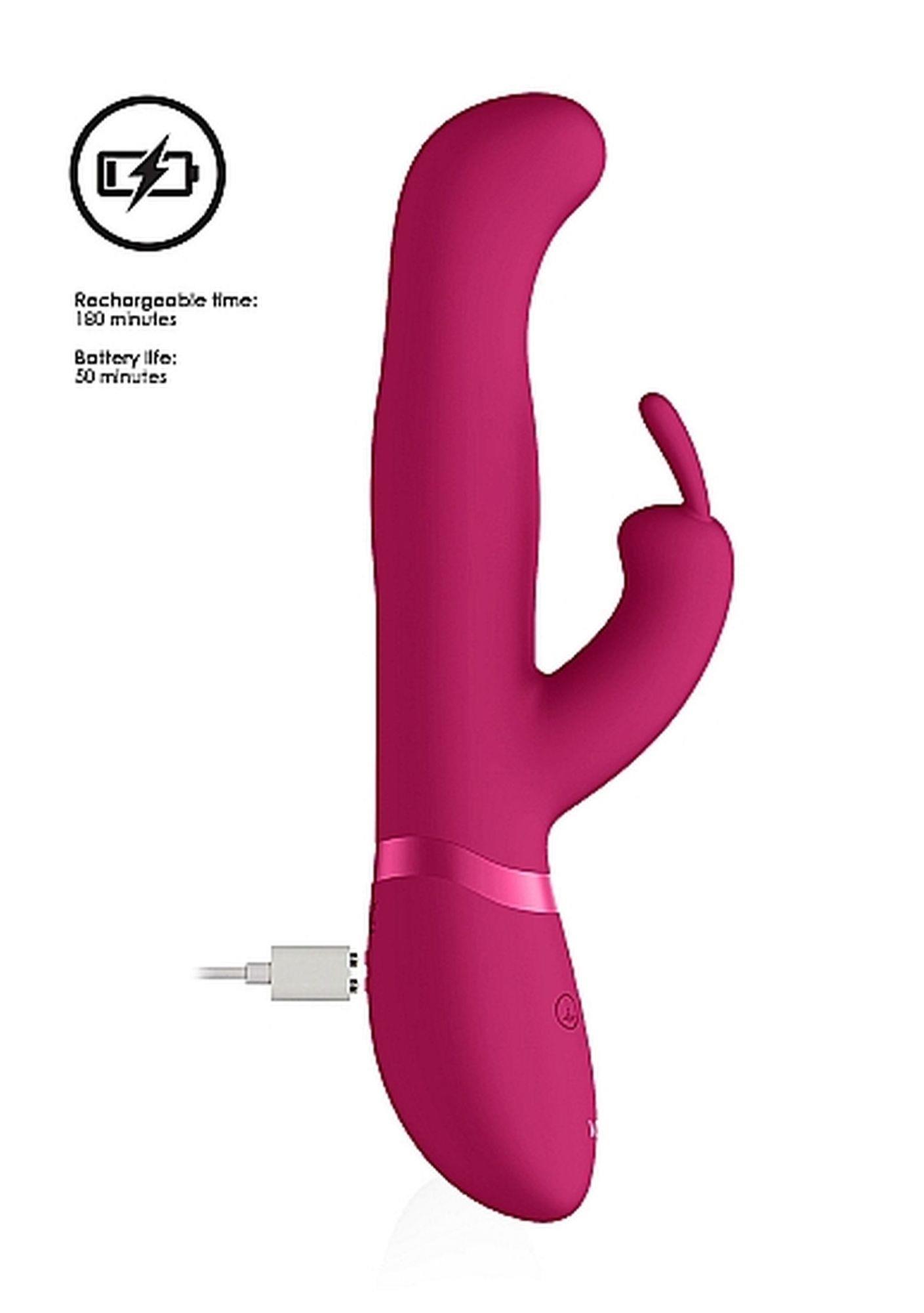 izara - rotating beads rabbit - pink