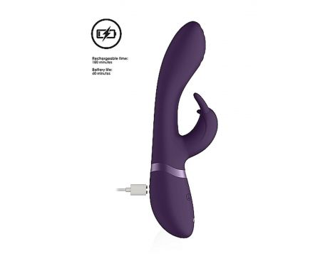 Wibrator króliczek Cato punktu G Vive fioletowy USB - 12