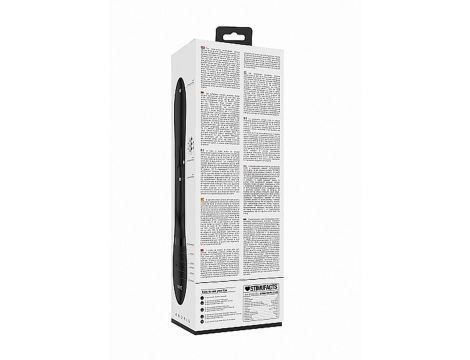 Wibrator króliczek Vive Amoris z ruchomymi kulkami USB czarny - 8