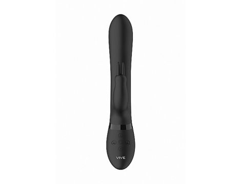 Wibrator króliczek Vive Amoris z ruchomymi kulkami USB czarny - 10