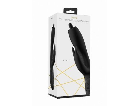 Nilo - Pinpoint Rotating G-spot Rabbit - Black - 4