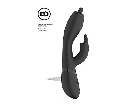 Nilo - Pinpoint Rotating G-spot Rabbit - Black - 11