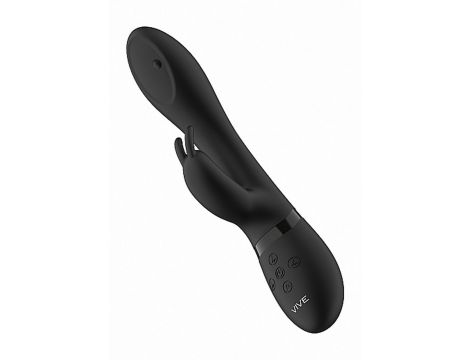 Wibrator króliczek Mira wirujący punkt G Vive silikonowy czarny USB - 10