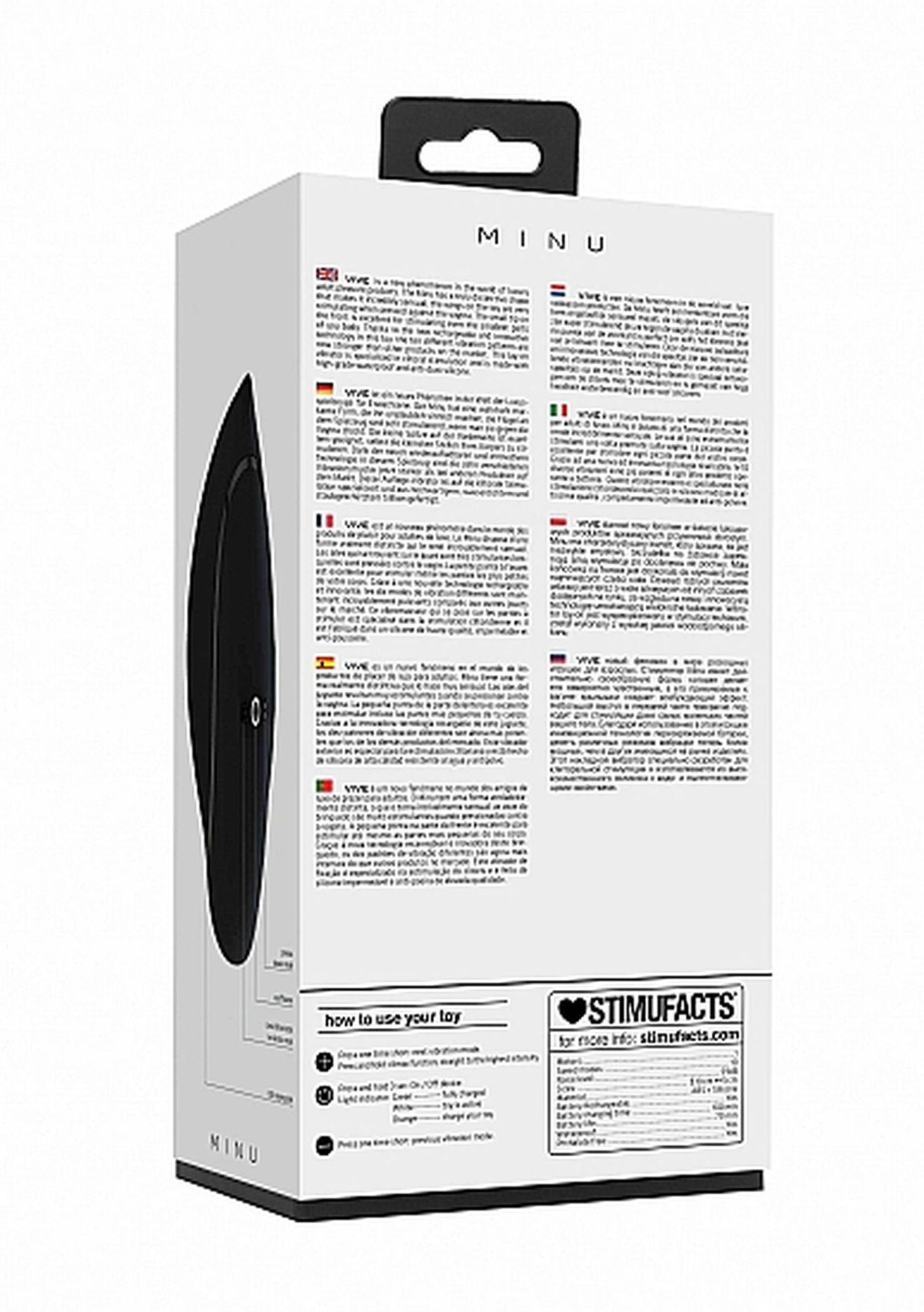 stymulator minu - lay on vibrator - black