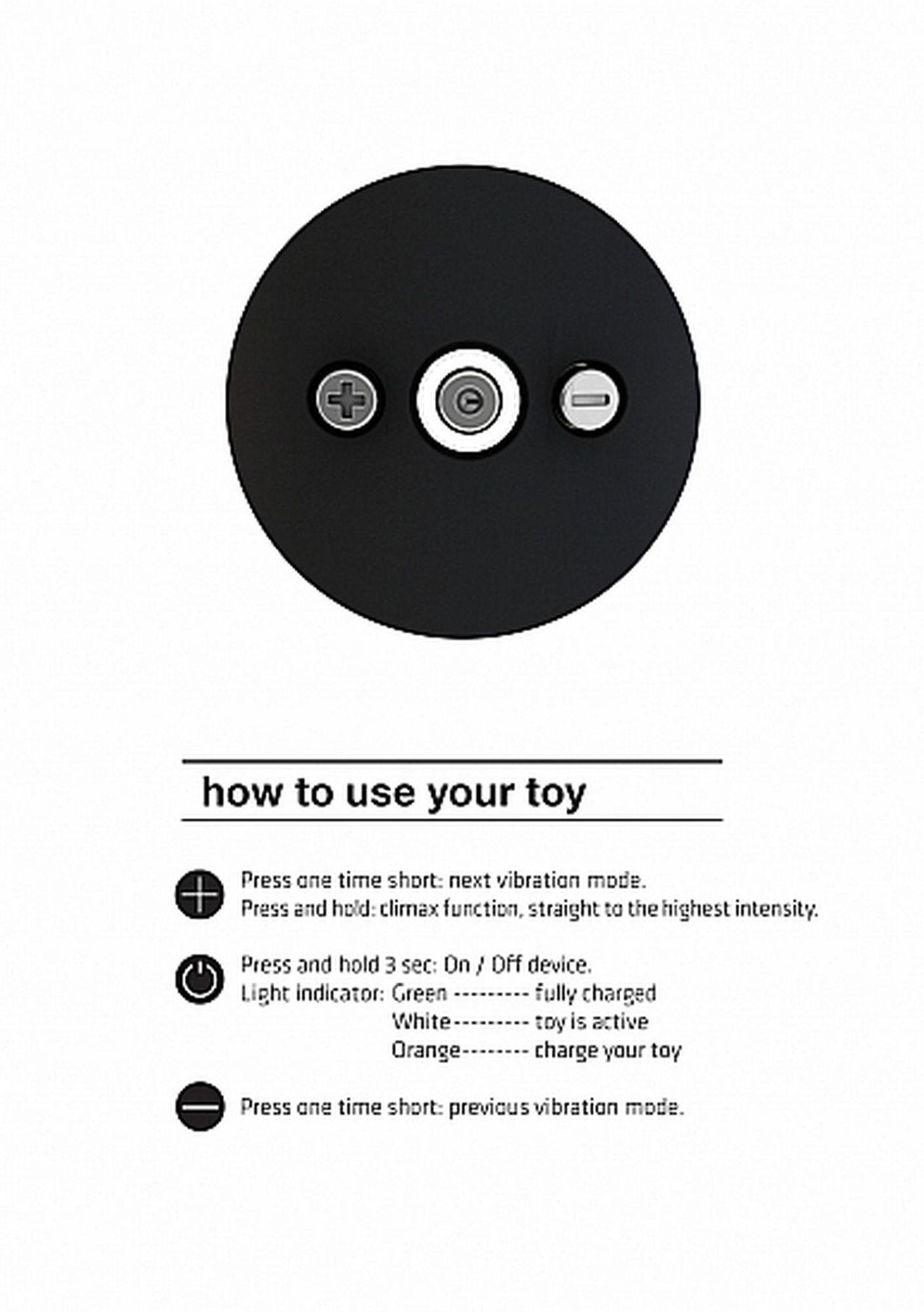 stymulator minu - lay on vibrator - black