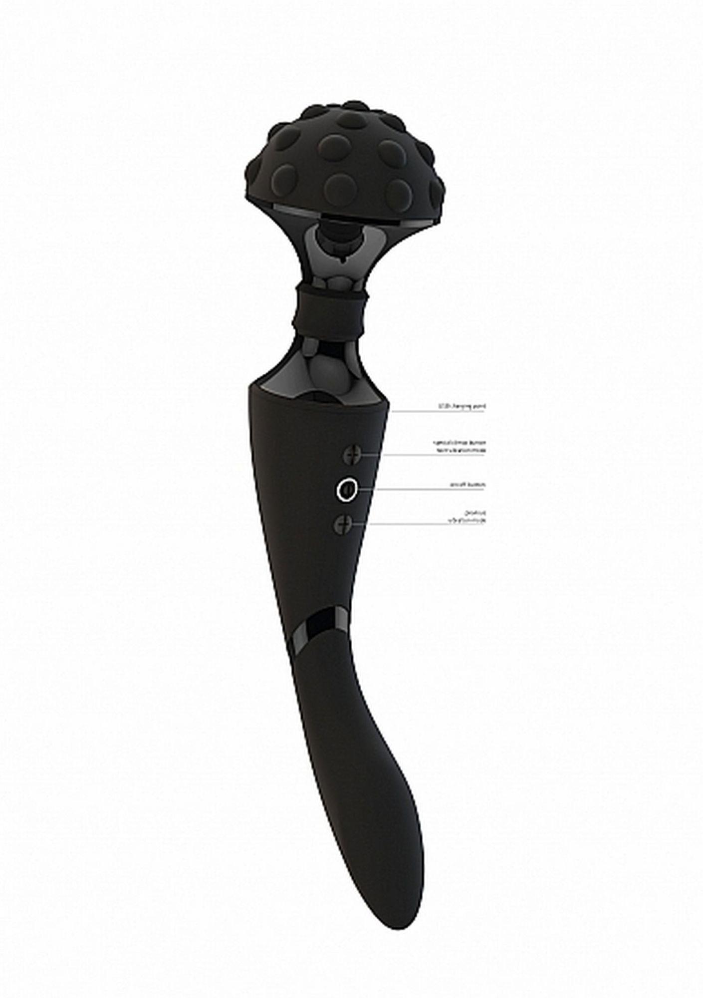 dwustronny masażer łechtaczki wibrator 28cm 10tryb