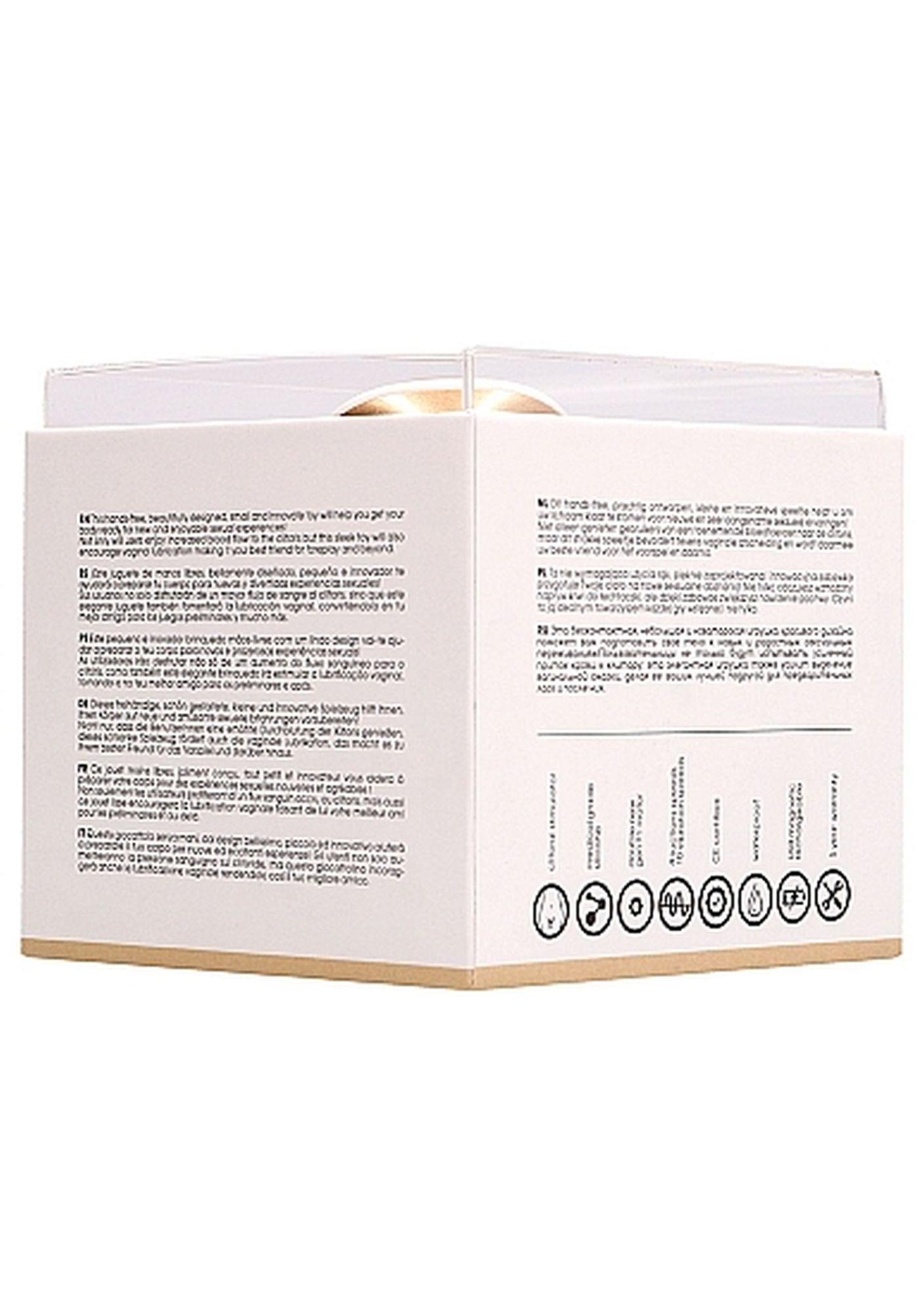 twitch hands - free suction & vibration toy - gold