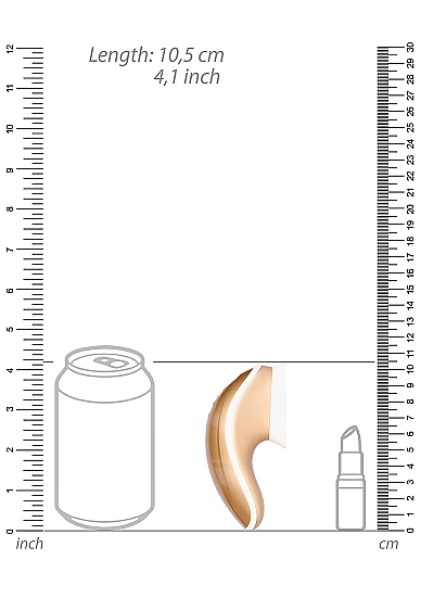 twitch hands - free suction & vibration toy - gold